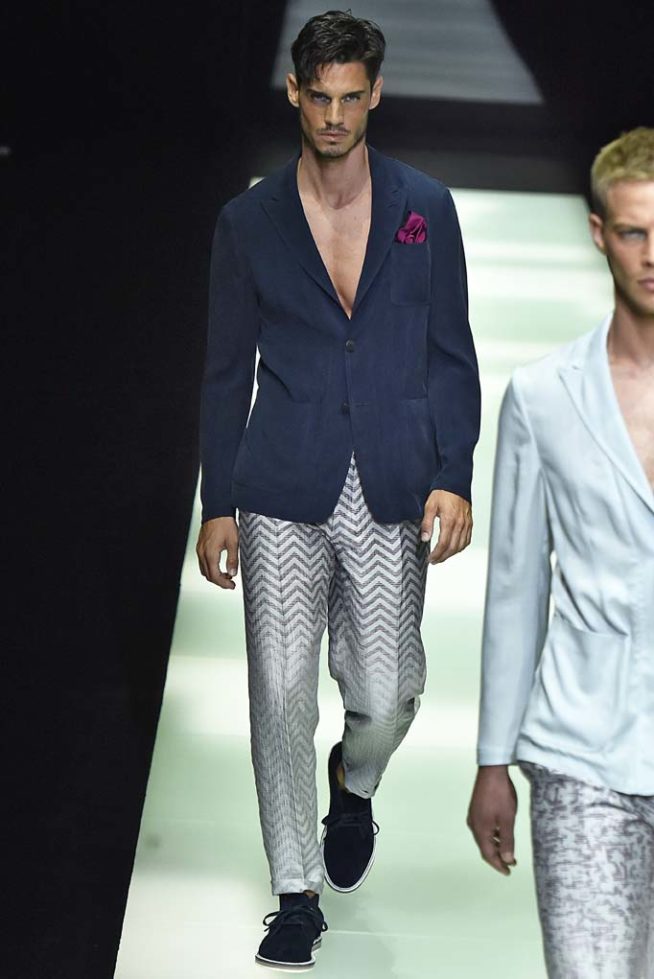 Giorgio Armani Milan Menswear Spring Summer 2018 Milan  June 2017