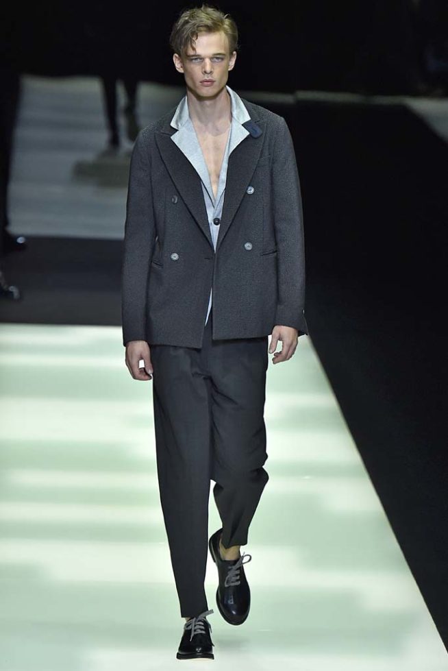 Giorgio Armani Milan Menswear Spring Summer 2018 Milan  June 2017