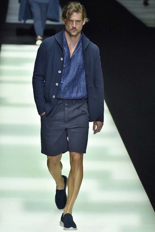 Giorgio Armani Milan Menswear Spring Summer 2018 Milan  June 2017