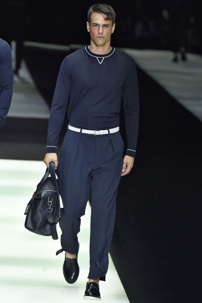 Giorgio Armani Milan Menswear Spring Summer 2018 Milan  June 2017