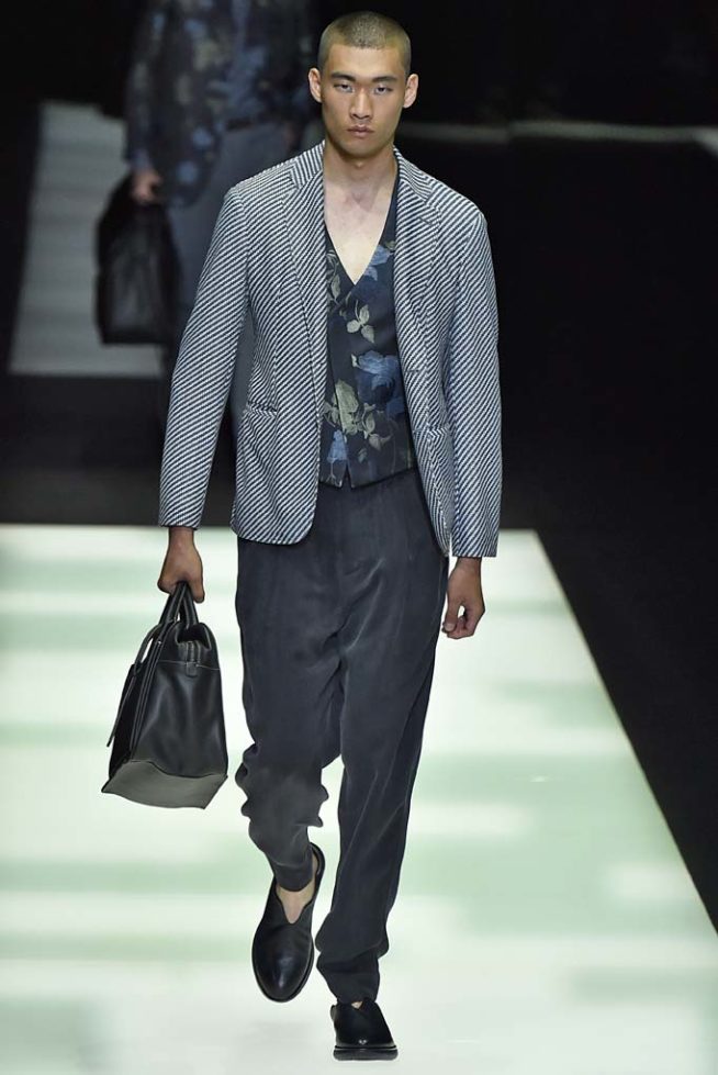 Giorgio Armani Milan Menswear Spring Summer 2018 Milan  June 2017