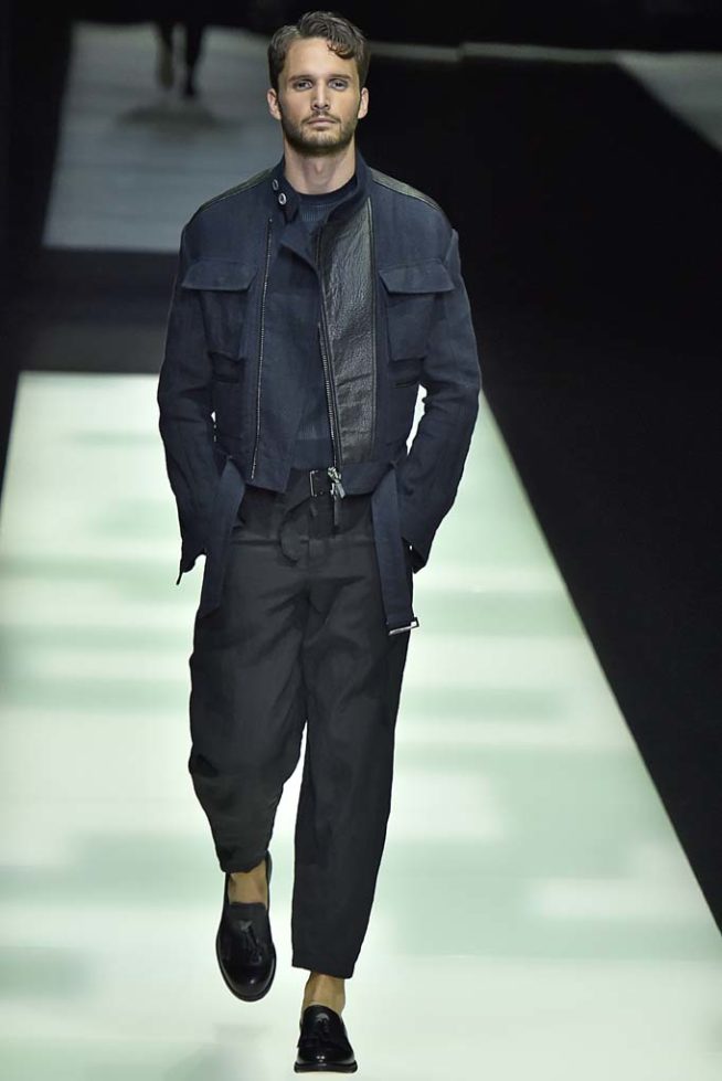 Giorgio Armani Milan Menswear Spring Summer 2018 Milan  June 2017