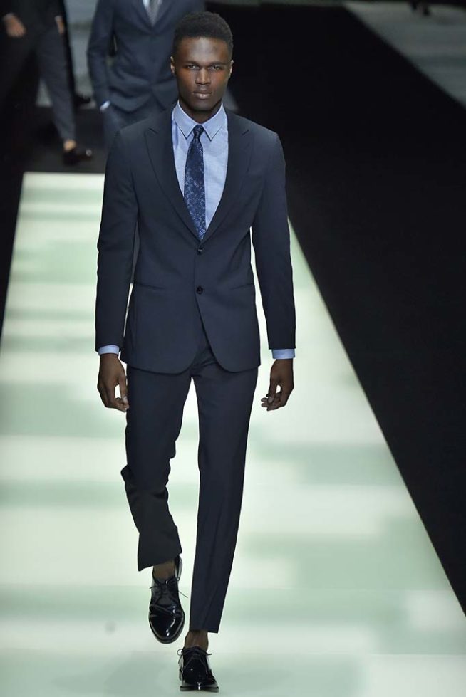 Giorgio Armani Milan Menswear Spring Summer 2018 Milan  June 2017