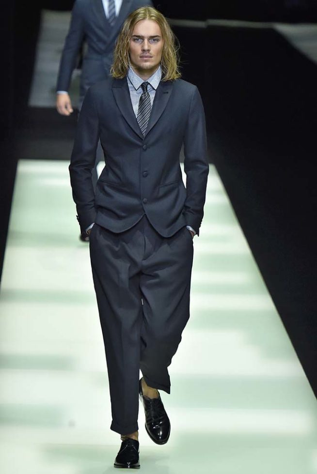 Giorgio Armani Milan Menswear Spring Summer 2018 Milan  June 2017