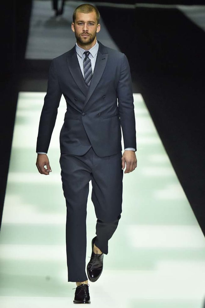 Giorgio Armani Milan Menswear Spring Summer 2018 Milan  June 2017