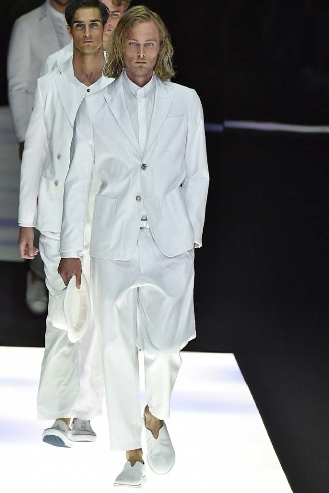 Giorgio Armani Milan Menswear Spring Summer 2018 Milan  June 2017