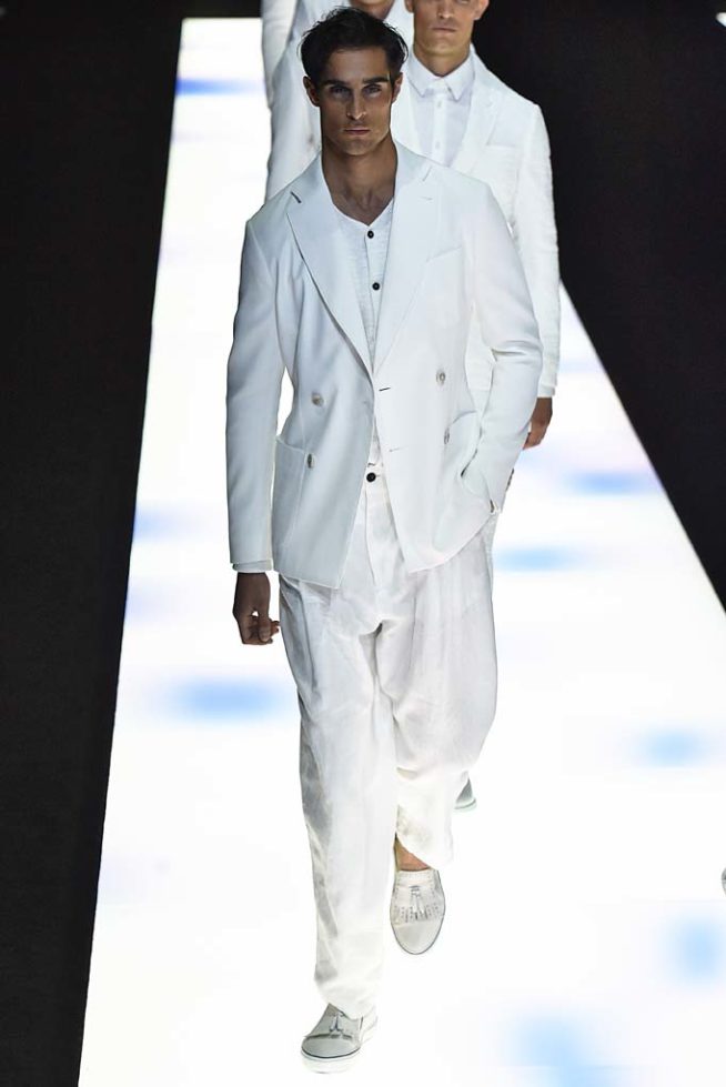 Giorgio Armani Milan Menswear Spring Summer 2018 Milan  June 2017