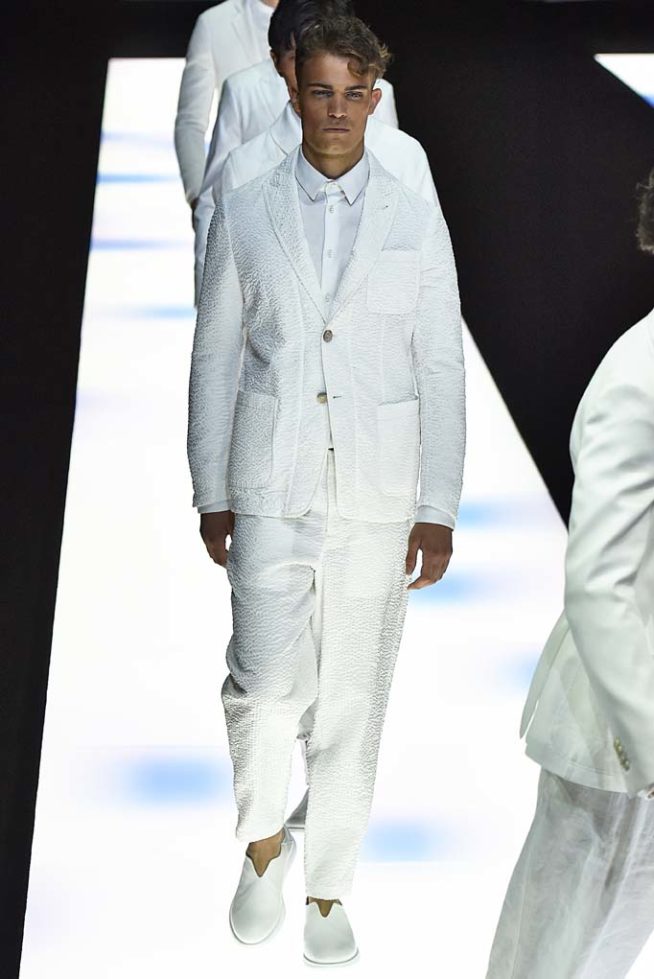 Giorgio Armani Milan Menswear Spring Summer 2018 Milan  June 2017