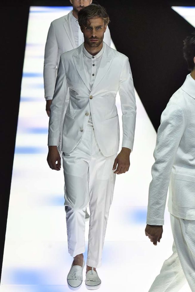 Giorgio Armani Milan Menswear Spring Summer 2018 Milan  June 2017