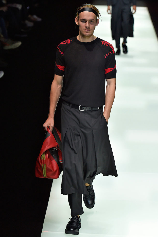 Emporio Armani Milan Menswear Spring Summer 2018 Milan  June 2017