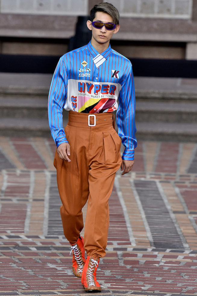 Kenzo Paris Menswear Spring Summer 2018 Paris June 2017- foto: Agencia Fotosite